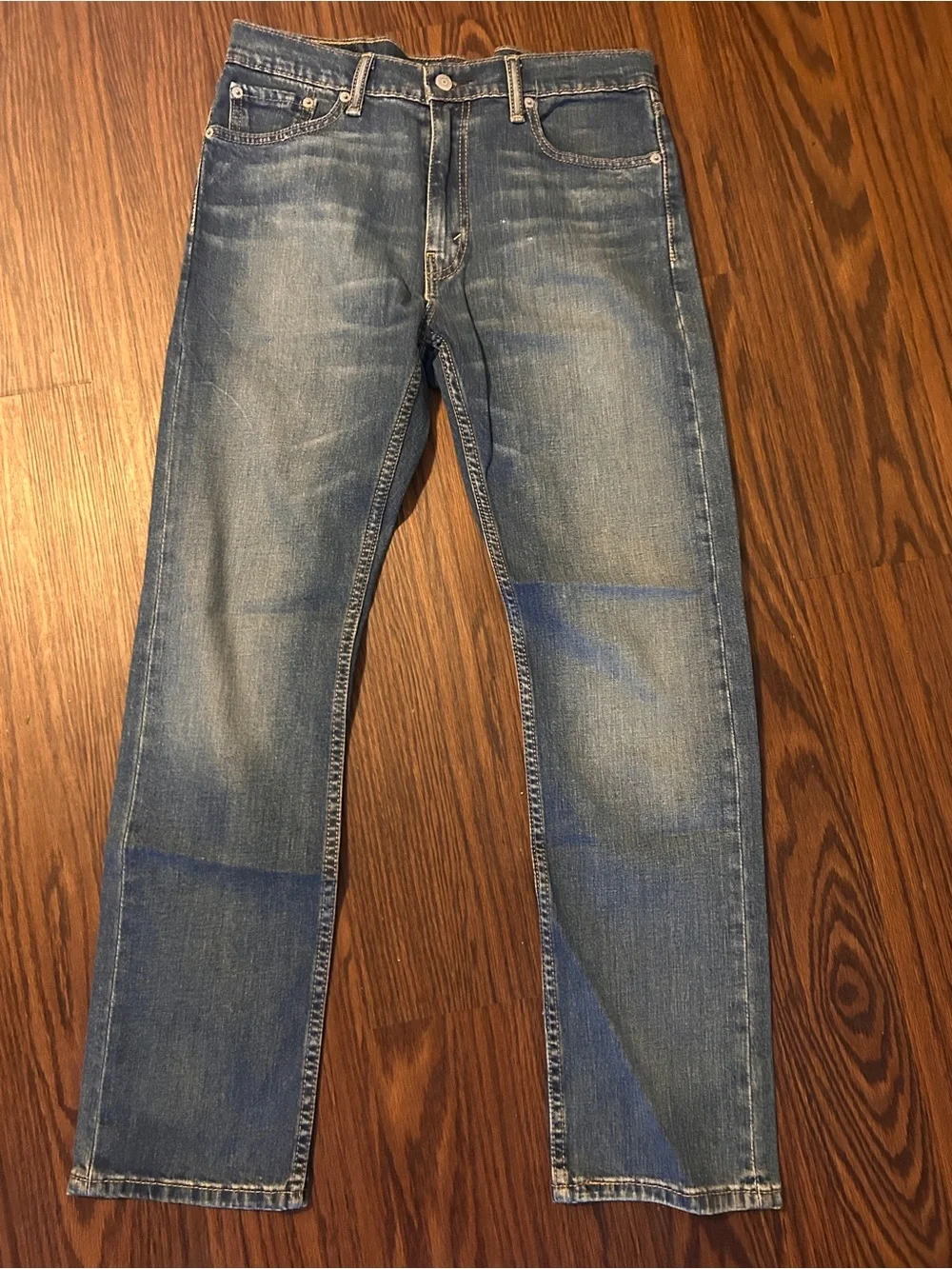 Levi's Men's Blue Straight Fit Jeans 33 x 32